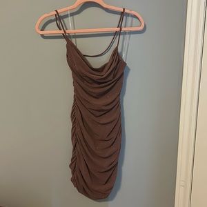 Small sparky cross back party dress